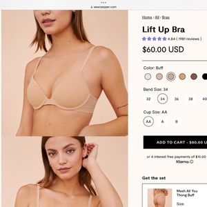 Pepper bra 34AA - NWOT